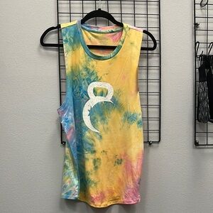 Tie-Dye Sleeveless Tank Top